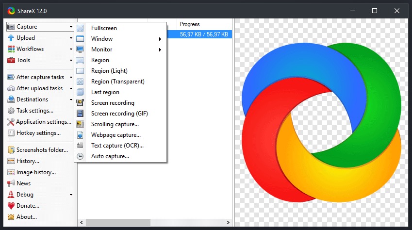 how to use lightshot in tablet mode