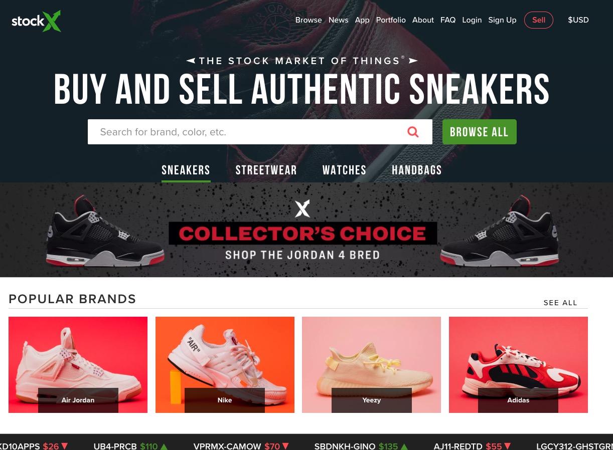 websites similar to stockx