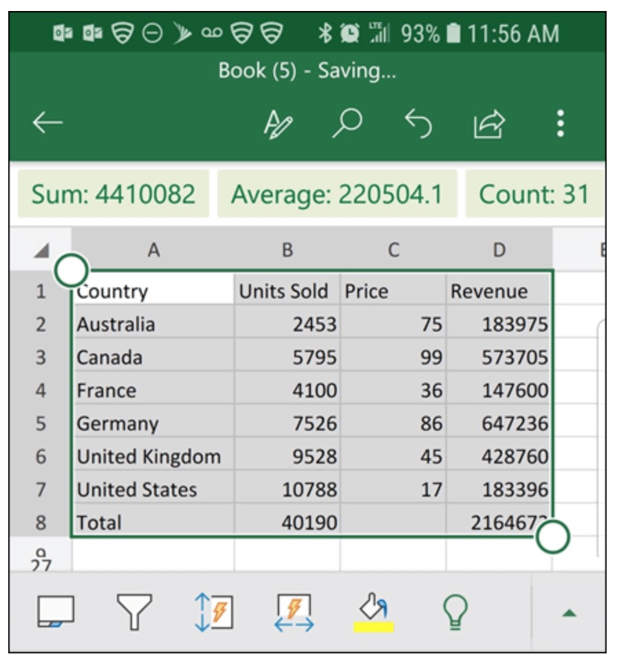 Insert data from photo - Excel