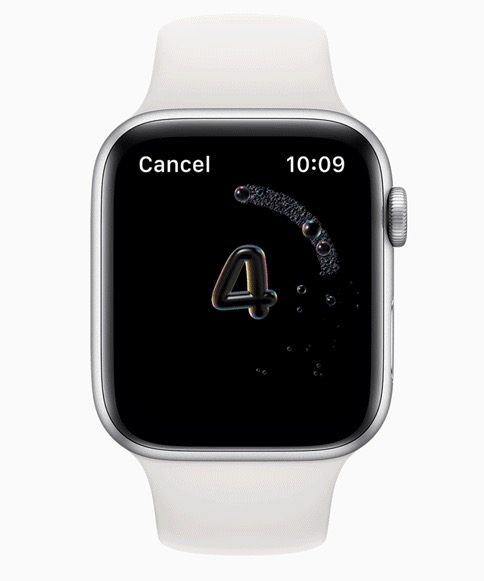 Apple Watch hand washing