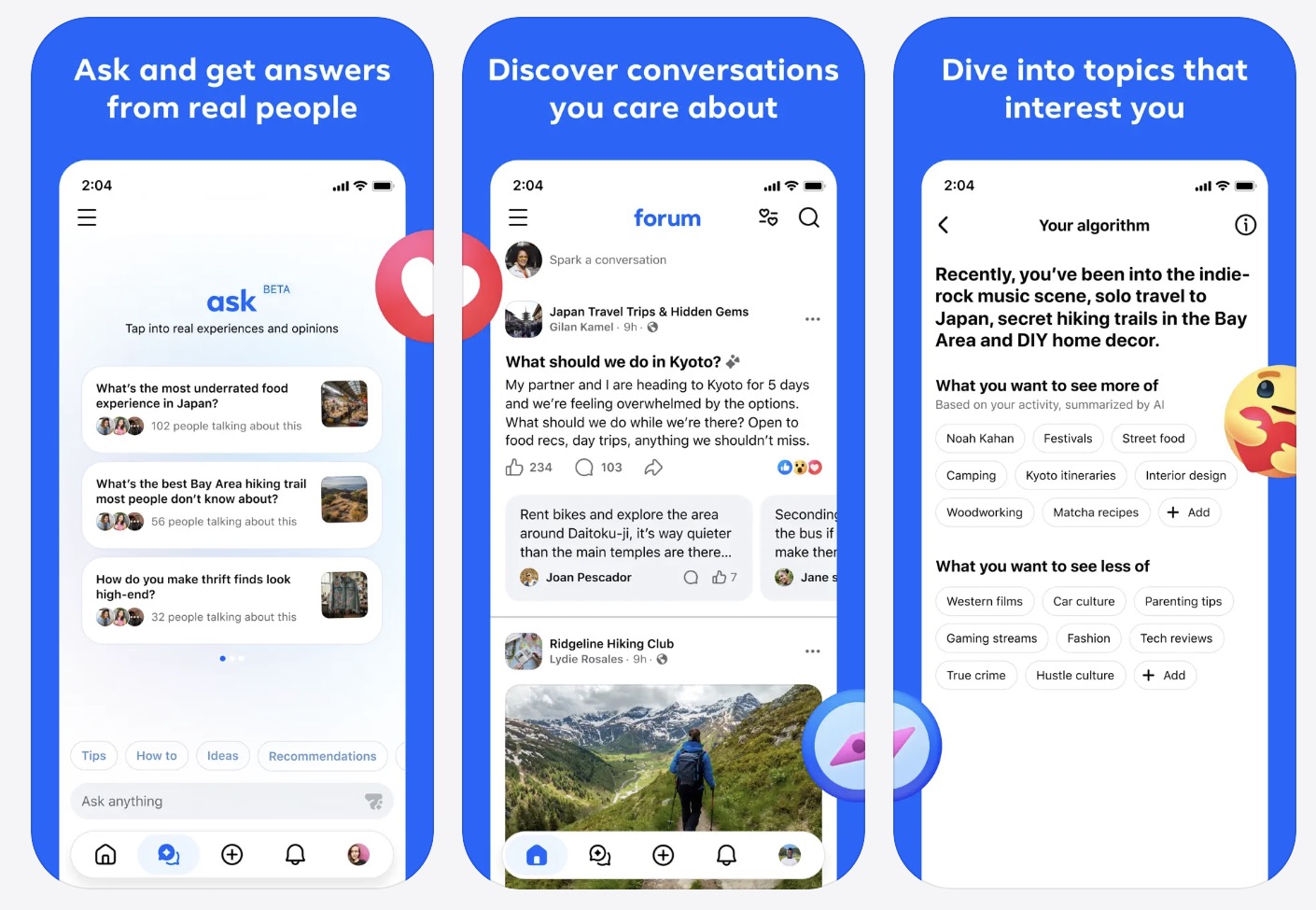 Meta Forum app