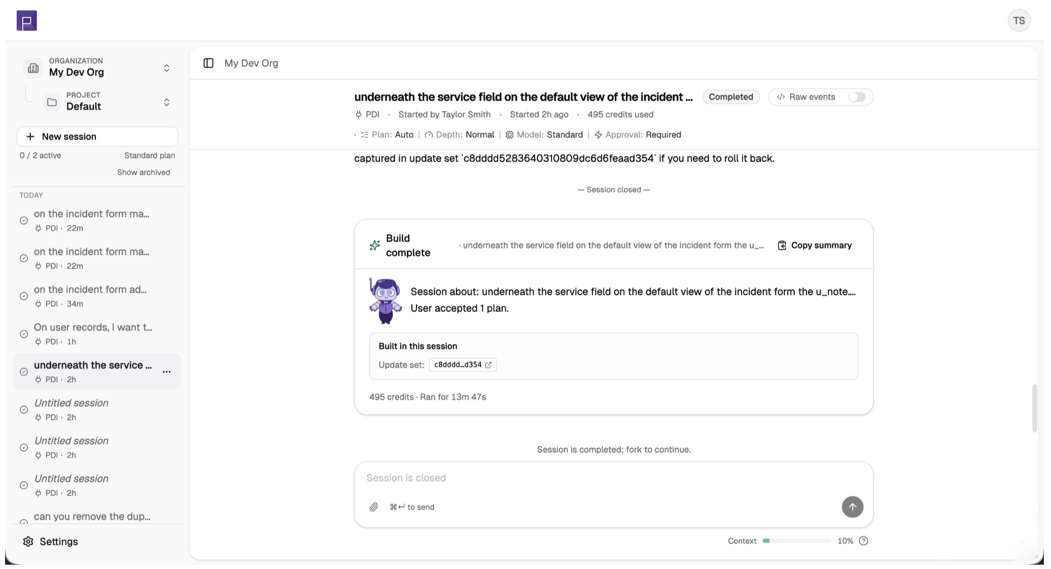 Dyna Software's Platform Copilot