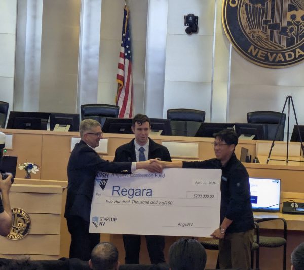 Check presentation to Regara with Joe Dalia Jeff Saling CEO Aaron Kim